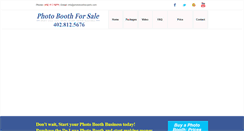 Desktop Screenshot of photobooth-for-sale.com